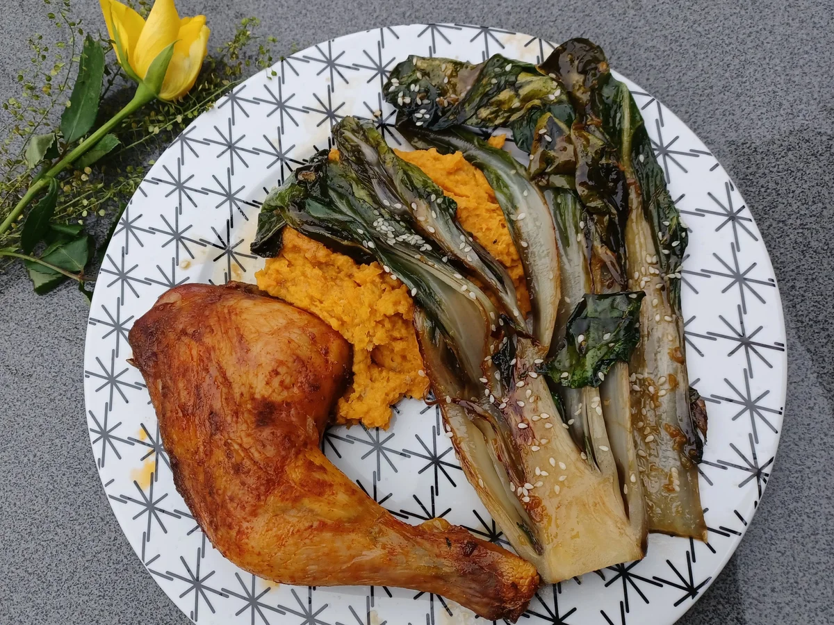 Süßkartoffelpüree mit Pak Choi - Rezept - Bild Nr. 16488