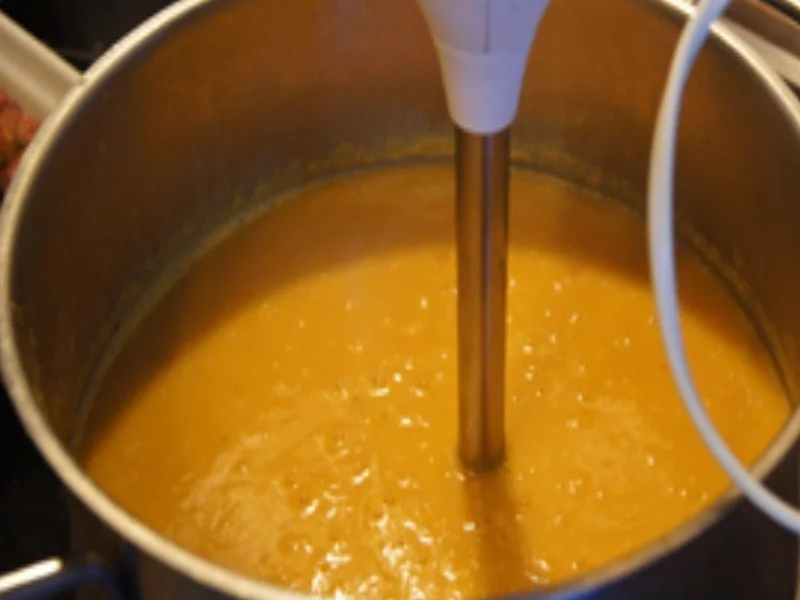 Herzhafte Kartoffel-Möhren-Suppe mit Rinderhackfleischbällchen - Rezept - Bild Nr. 16485