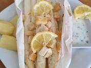 Spargel im Päckchen mit Buttermilch-Dressing - Rezept - Bild Nr. 16475