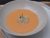 Rezept: Garnelen Dumpling mit Chorizo Espuma Bild Nr. 2 Garnelen Dumpling mit Chorizo Espuma - Rezept - Bild Nr. 2