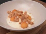 Apfelkugeln mit Vanille-Eis und Crumble - Rezept - Bild Nr. 16475