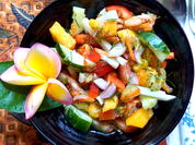 Tropischer, gemischter Salat mit Mango - Rezept - Bild Nr. 2