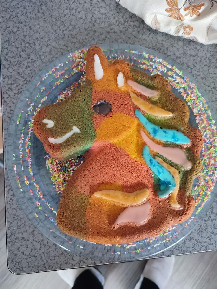 Papageienkuchen - Einhorn - Rezept mit Bild - kochbar.de