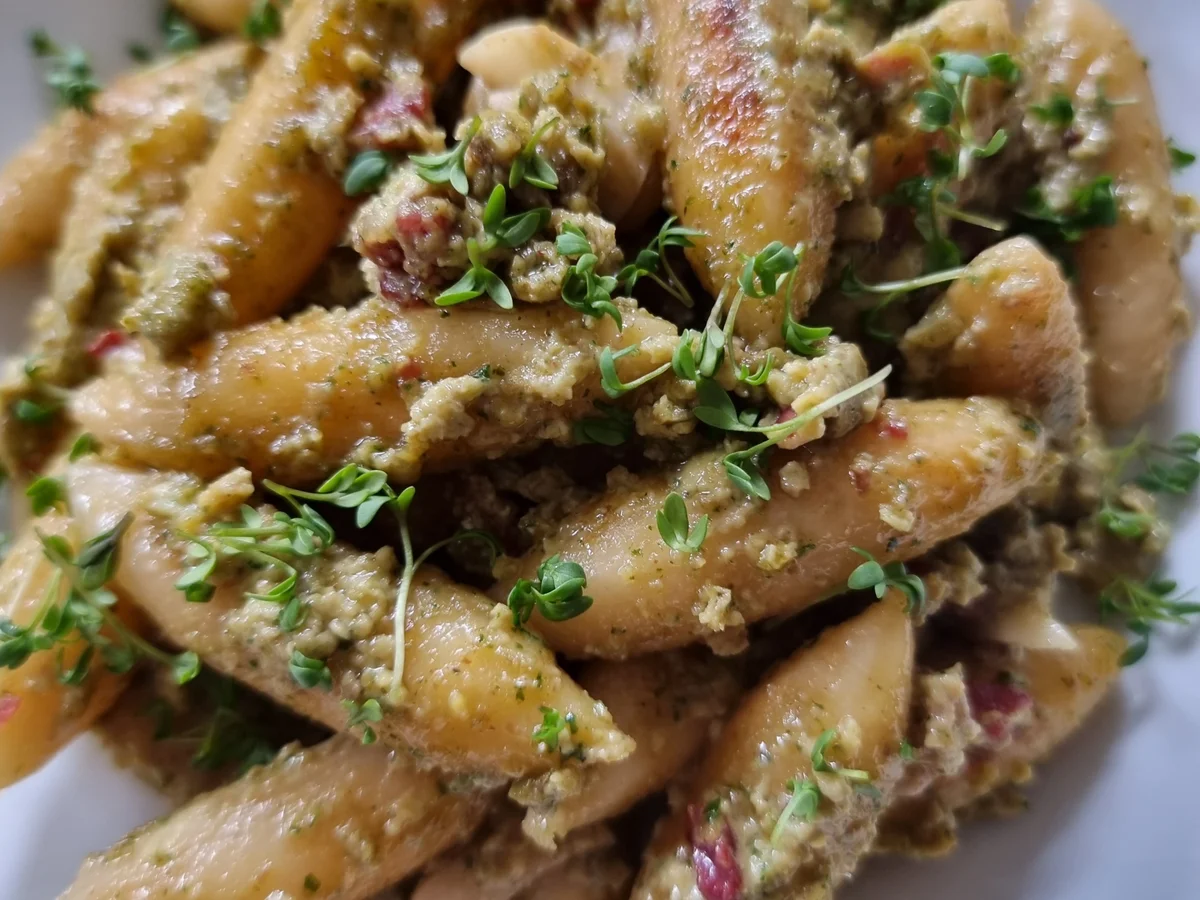 Schupfnudeln mit Petersilien-Carbonara - Rezept - Bild Nr. 16499