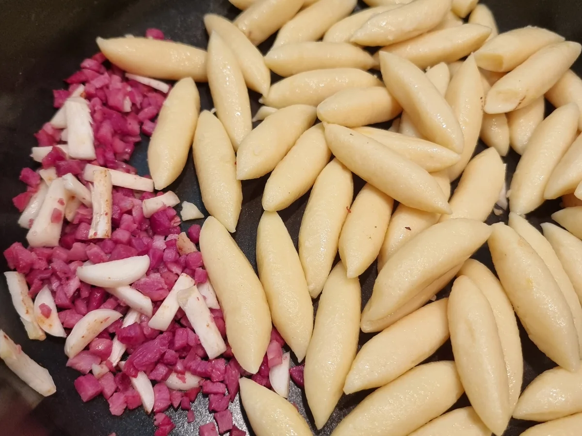 Schupfnudeln mit Petersilien-Carbonara - Rezept - Bild Nr. 16501