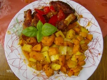 Chicken-Wings mit Kartoffel - Duett - Rezept