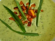 Kartoffel-Bärlauch-Suppe mit Süßkartoffel-Croutons - Rezept - Bild Nr. 16513