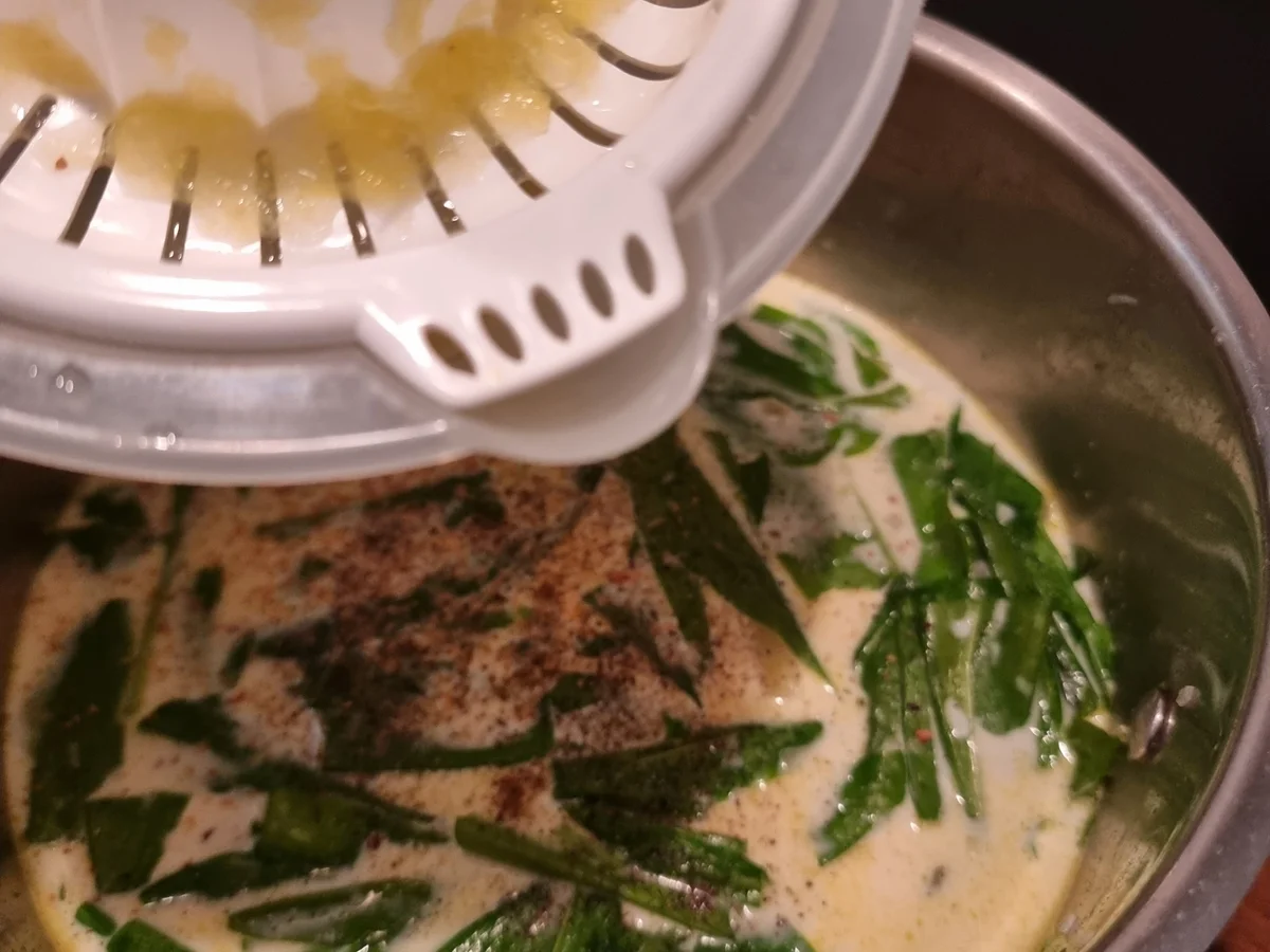 Kartoffel-Bärlauch-Suppe mit Süßkartoffel-Croutons - Rezept - Bild Nr. 16522