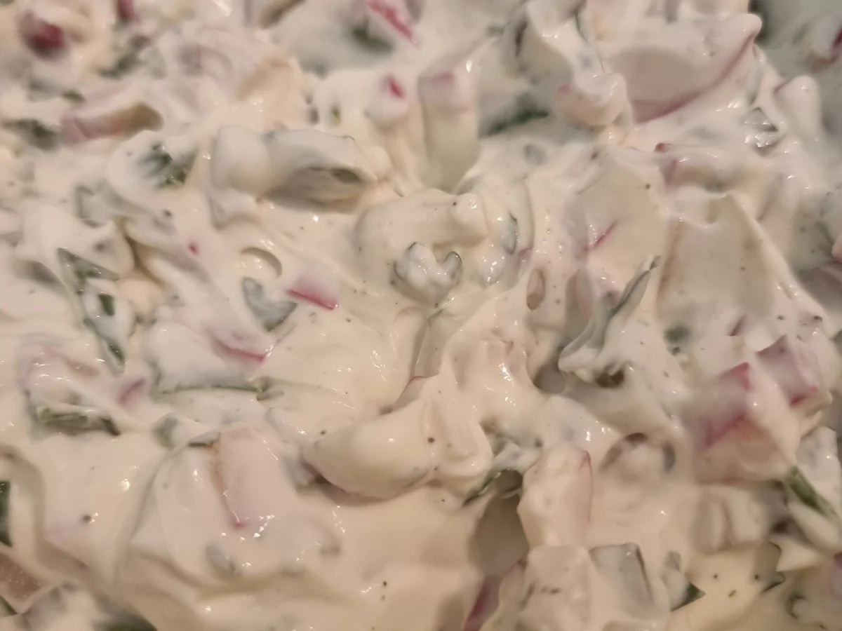 Kartoffelspiralen mit Radischen-Sour-Cream - Rezept - Bild Nr. 16511