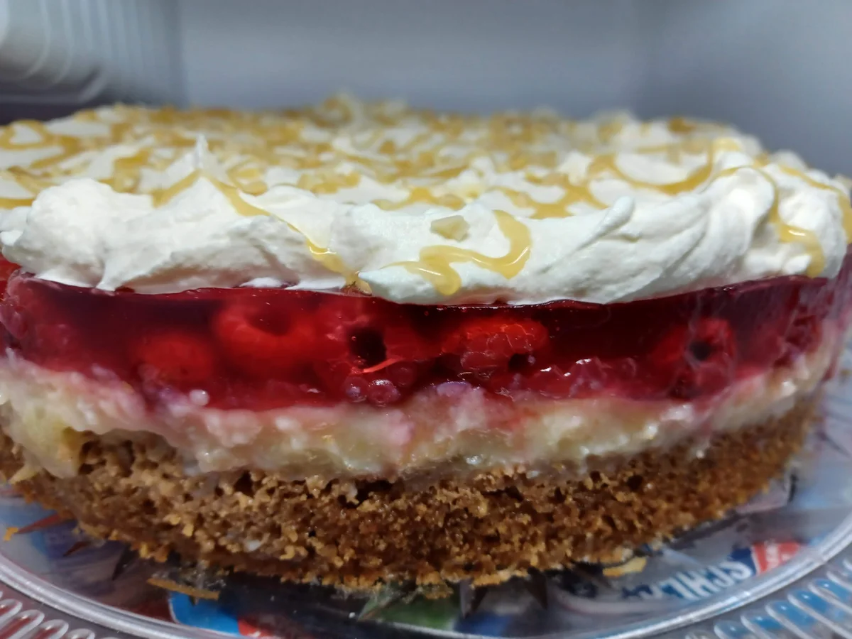 Apfel - Himbeer - Torte - Rezept - Bild Nr. 16520