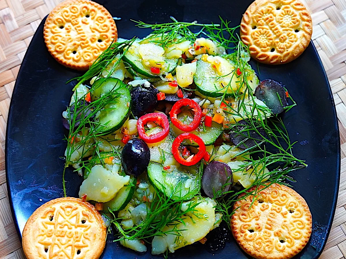 Exotischer, gemischter Kartoffelsalat - Rezept - Bild Nr. 16505