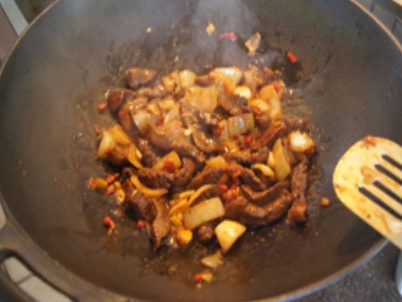 Mie-Nudeln mit Schweinefilet und Brokkoli - Rezept - Bild Nr. 16