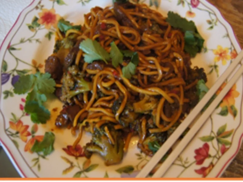 Mie-Nudeln mit Schweinefilet und Brokkoli - Rezept - Bild Nr. 27