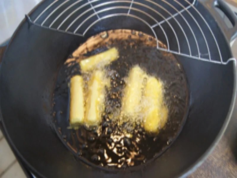 Frittierter Spargel mit Chicken Nuggets und Frühkartoffeln - Rezept - Bild Nr. 7