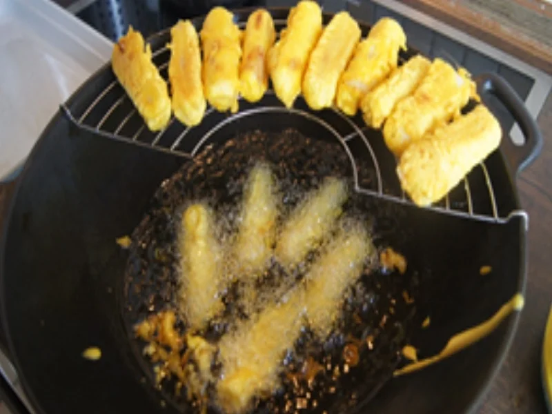 Frittierter Spargel mit Chicken Nuggets und Frühkartoffeln - Rezept - Bild Nr. 8