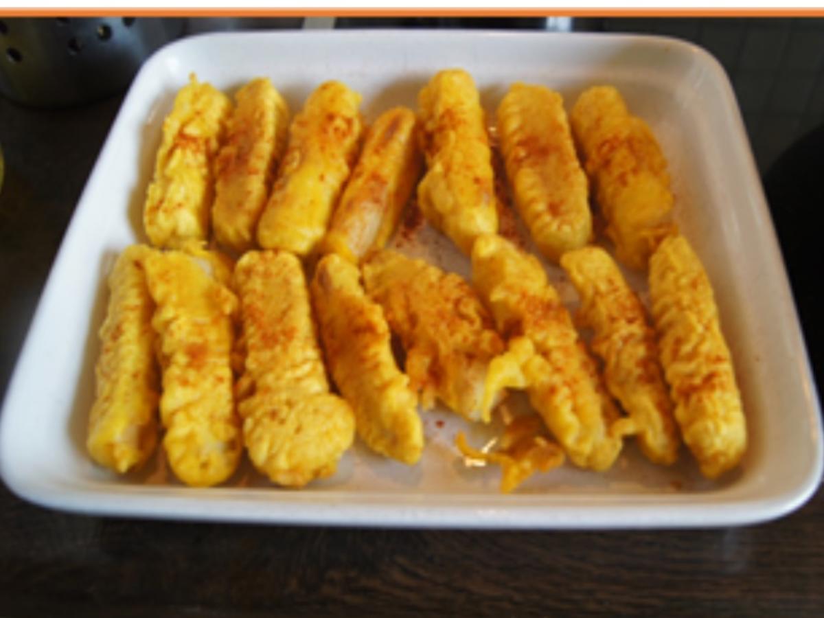 Frittierter Spargel mit Chicken Nuggets und Frühkartoffeln - Rezept - Bild Nr. 9