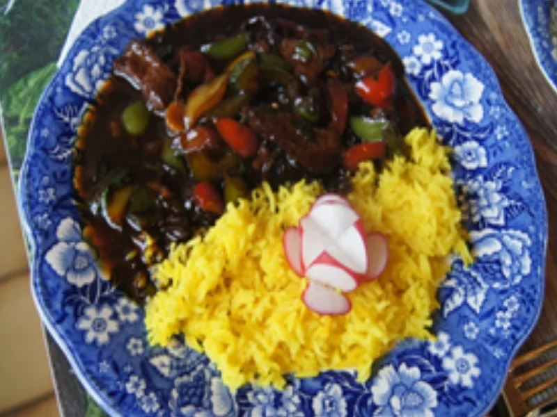 Rindfleisch mit Paprikamix und Basmatireis - Rezept - Bild Nr. 16527