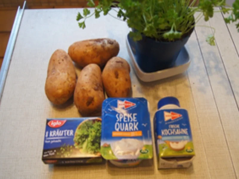 Pellkartoffeln mit Kräuterquark - Rezept - Bild Nr. 3