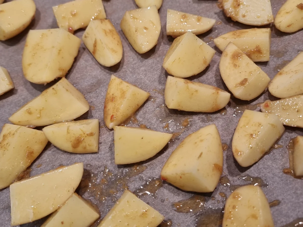 Kartoffel-Curry-Wedges - Rezept - Bild Nr. 16509