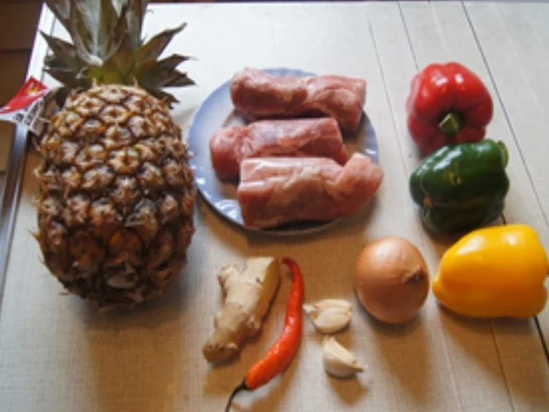 Schweinefleisch süß-sauer mit Basmatireis - Rezept - Bild Nr. 16506