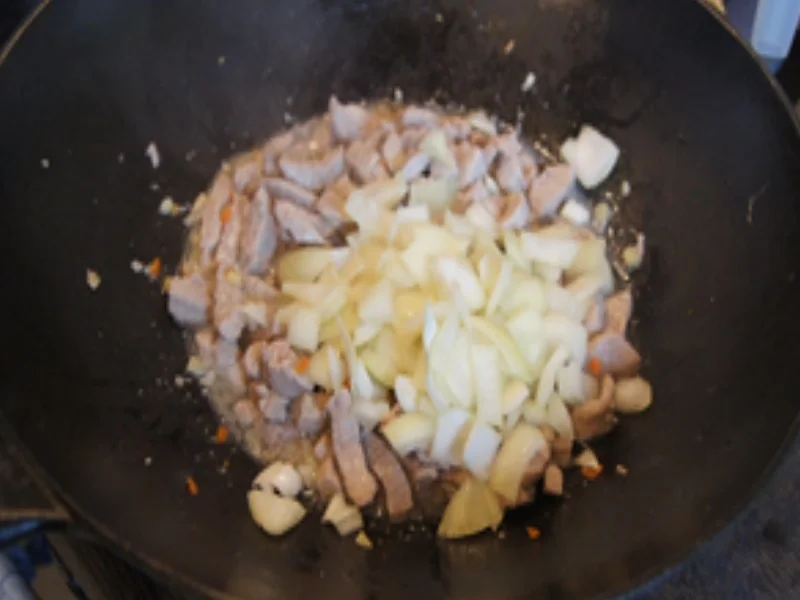 Schweinefleisch süß-sauer mit Basmatireis - Rezept - Bild Nr. 16514