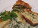 Gemüse: Gebratener Spargel mit Käse-Kräuter-Pfitzauf und Bärlauchsoße - Rezept - Bild Nr. 16505