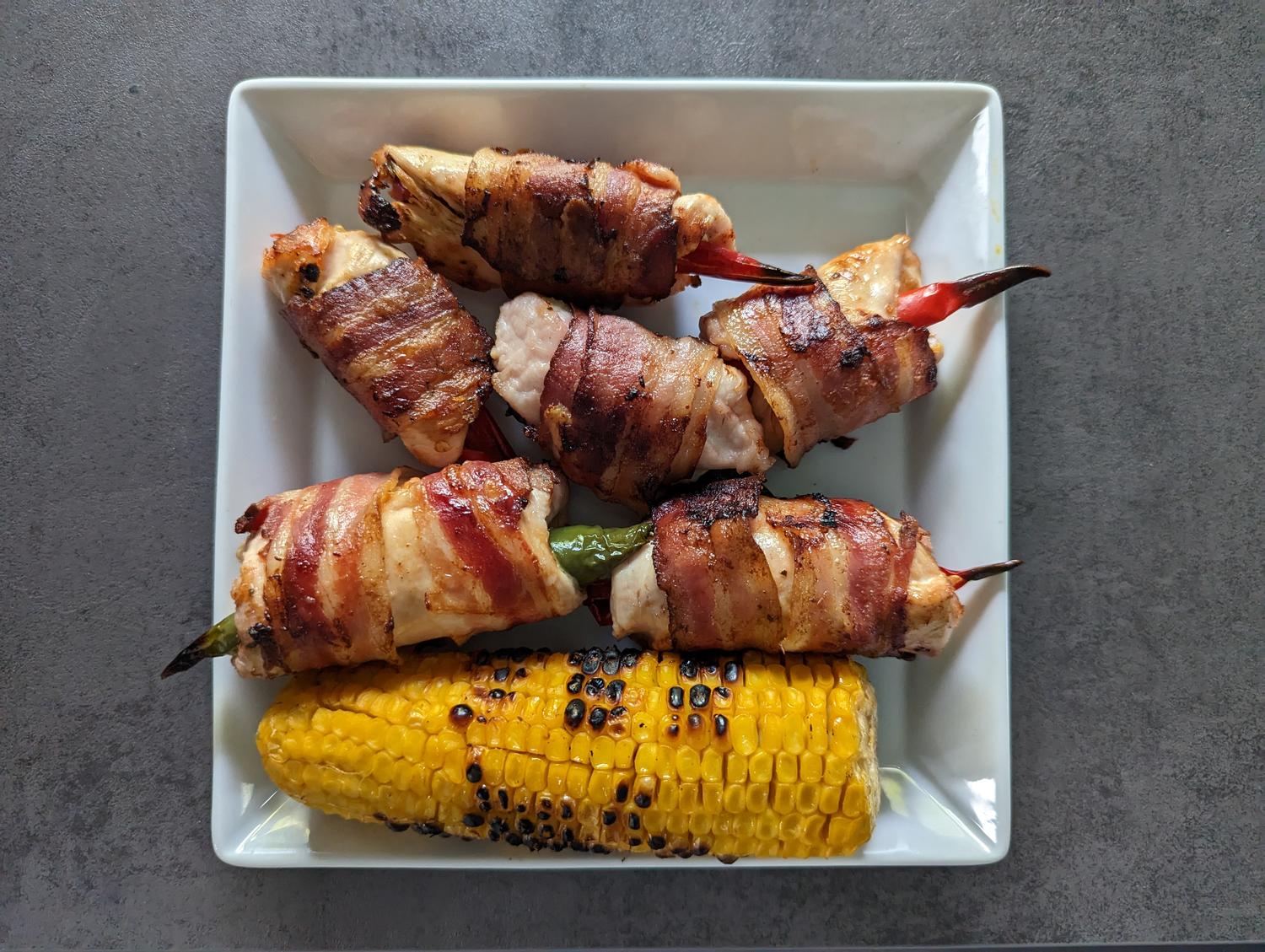 Gegrillte Hähnchenbrust im Speckmantel - Rezept - kochbar.de