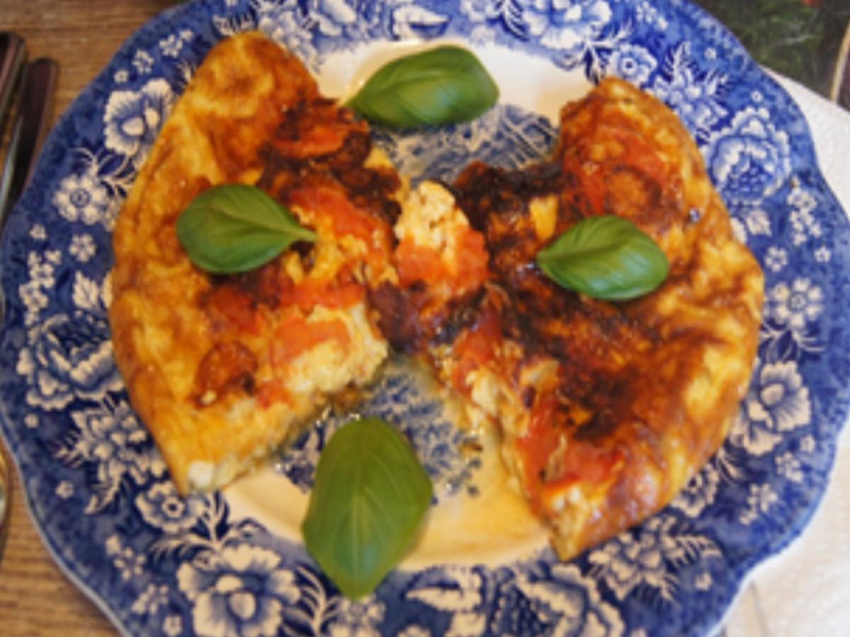 Mozzarella-Tomaten-Omelett - Rezept - Bild Nr. 2