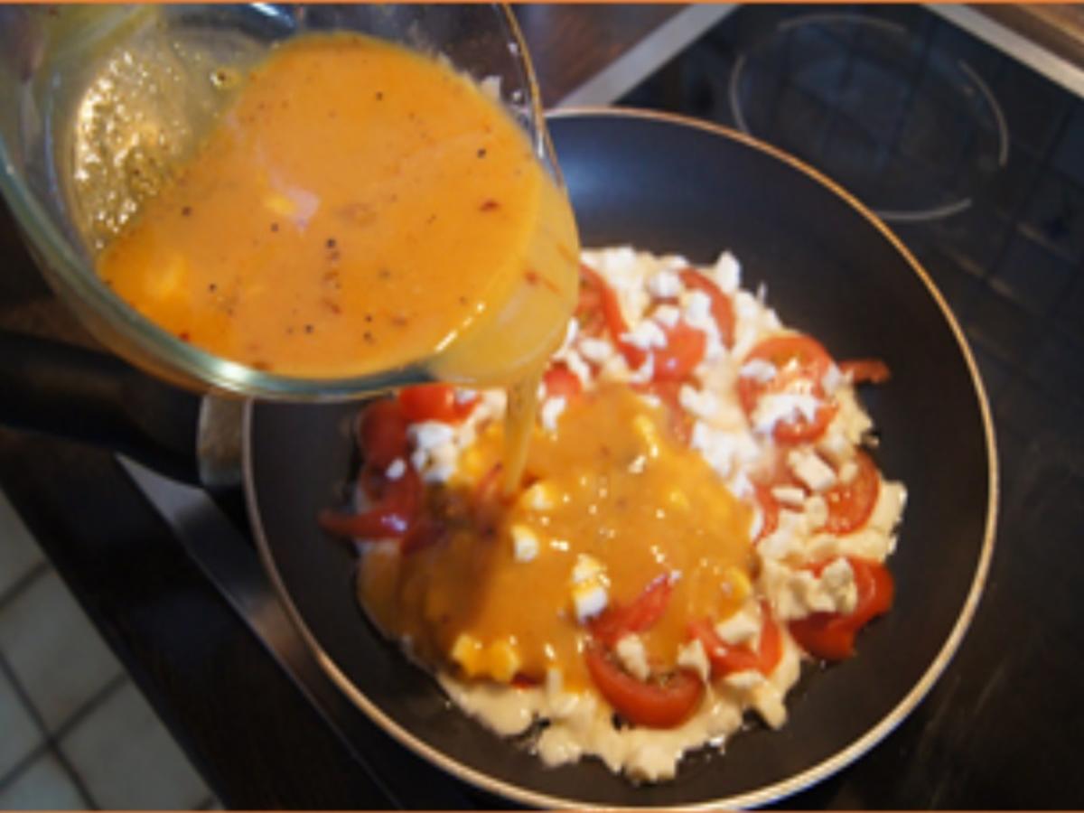 Mozzarella-Tomaten-Omelett - Rezept - Bild Nr. 10