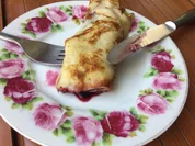 Schnelles Blaubeerkompott im Eierkuchen - Rezept - Bild Nr. 16517