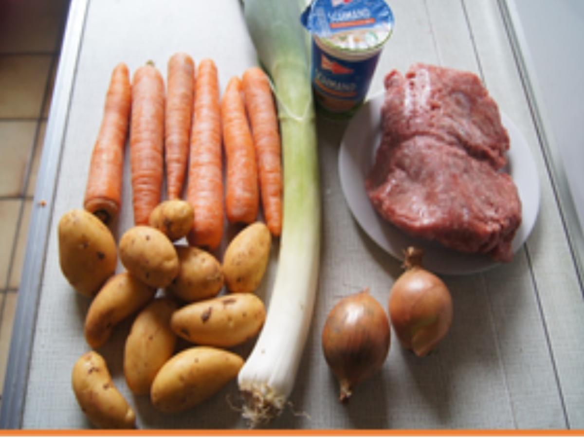 Kartoffel-Möhren-Eintopf mit Rinderhackfleisch - Rezept - Bild Nr. 16518