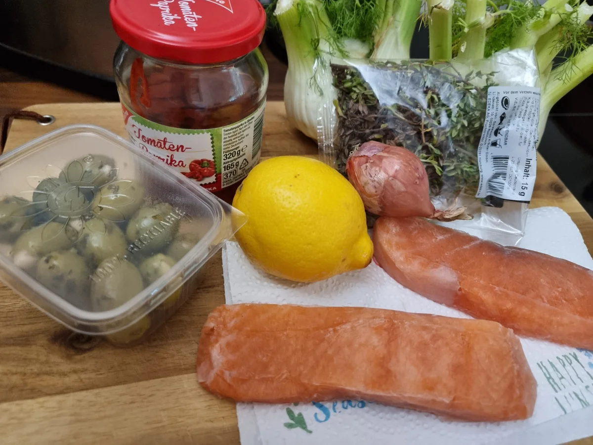 Lachspäckchen mit Fenchelgemüse - Rezept - Bild Nr. 16518