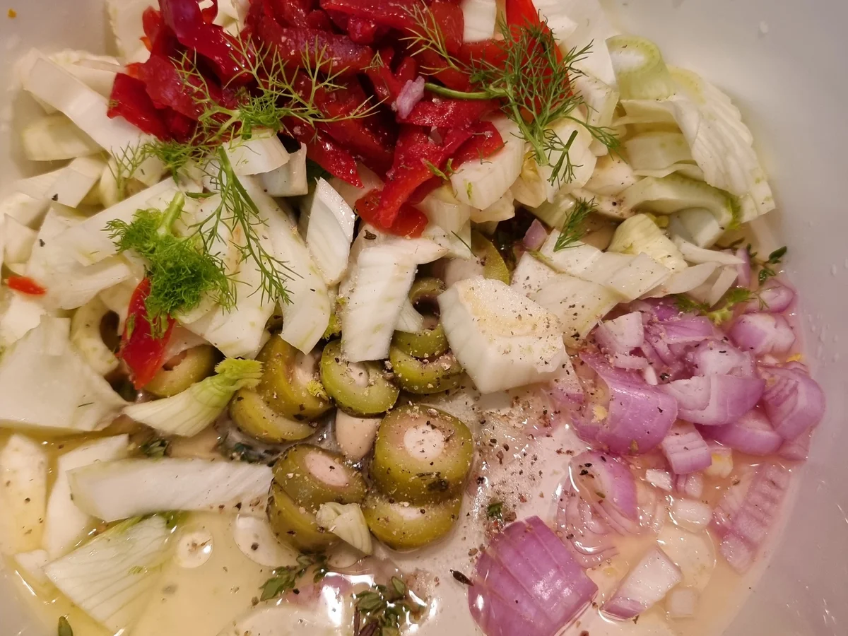 Lachspäckchen mit Fenchelgemüse - Rezept - Bild Nr. 16519