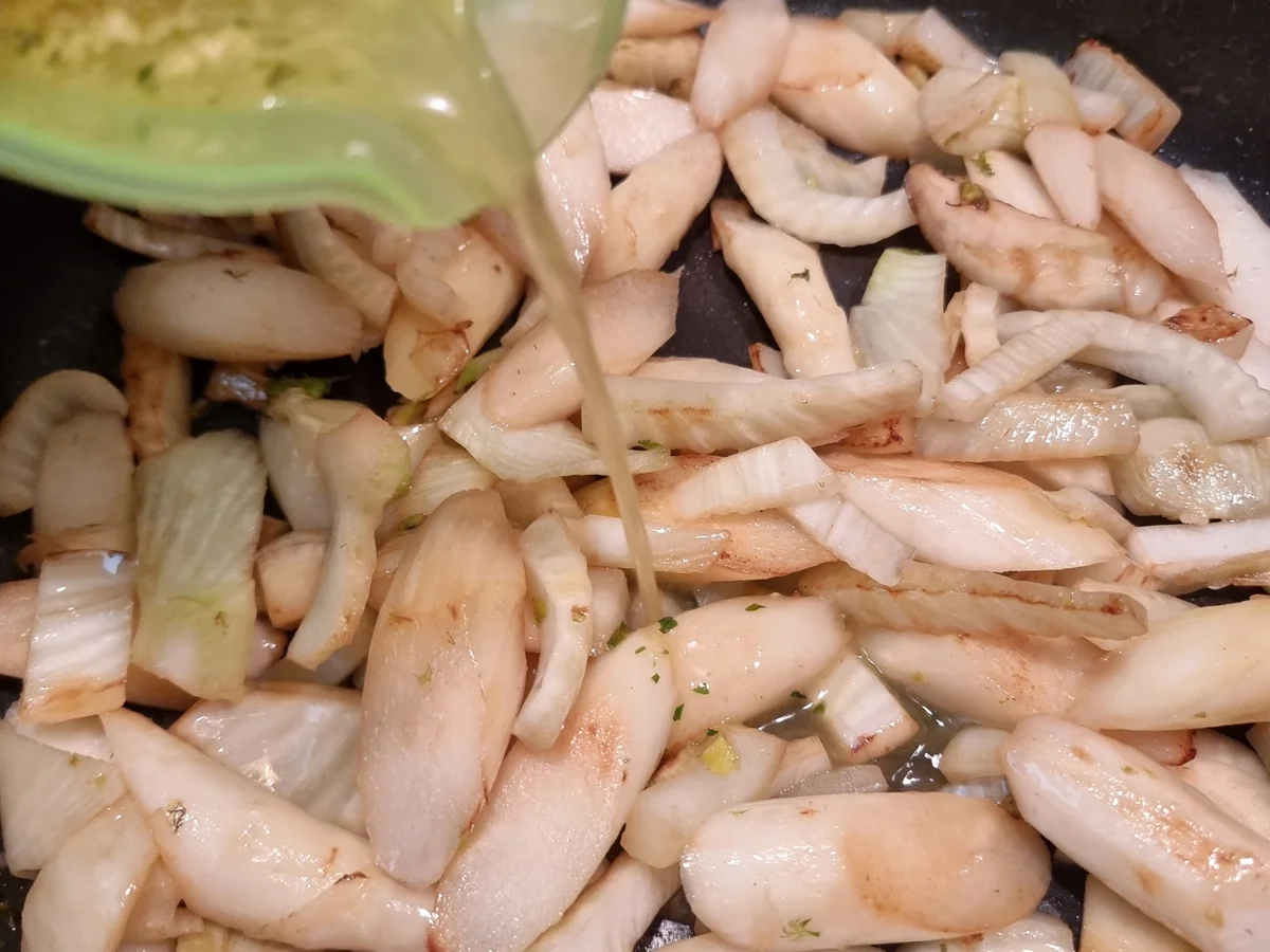 Rezept: Tagliatelle mit Spagel und Fenchel Bild Nr. 16521 Tagliatelle mit Spagel und Fenchel - Rezept - Bild Nr. 16521