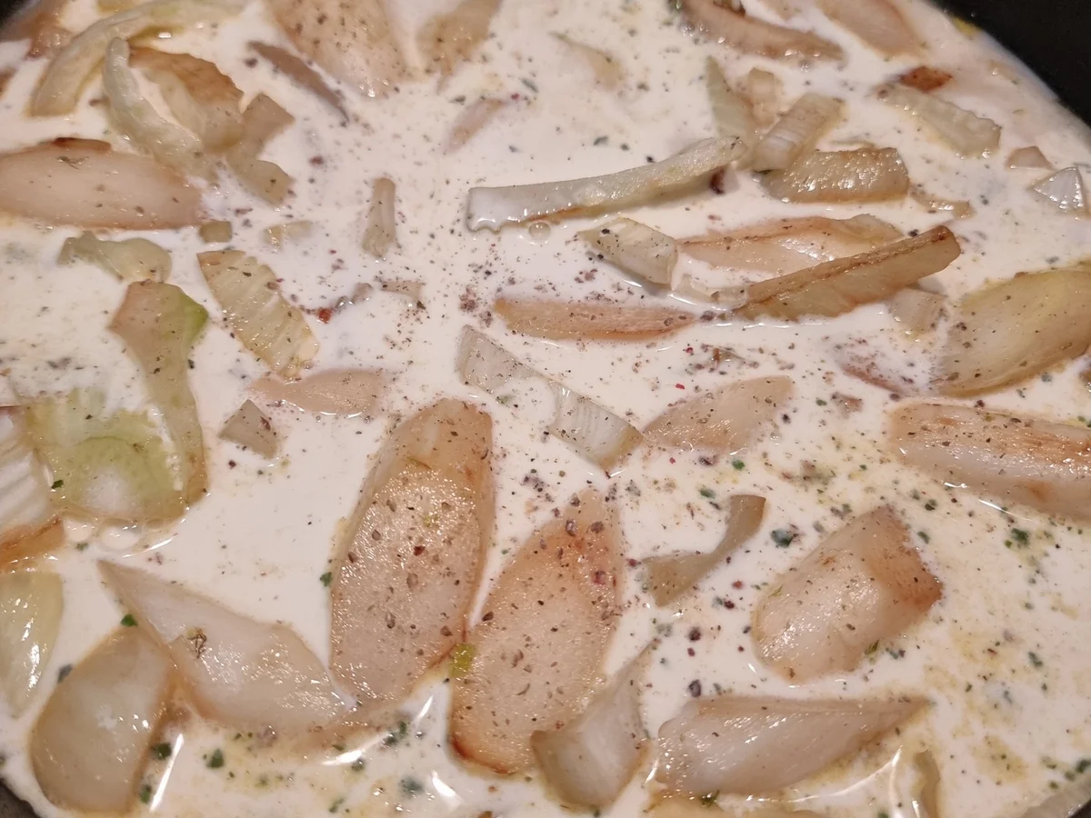 Rezept: Tagliatelle mit Spagel und Fenchel Bild Nr. 16522 Tagliatelle mit Spagel und Fenchel - Rezept - Bild Nr. 16522