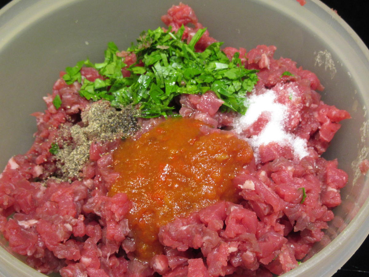 Fleisch: Handgeschabtes Tatar - schnell &amp; einfach - von lunapiena