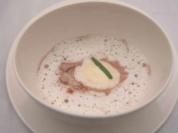 Rezept: Zwiebelsuppe und Zwiebelpüree mit Mandel Bild Nr. 16519 Zwiebelsuppe und Zwiebelpüree mit Mandel - Rezept - Bild Nr. 16519