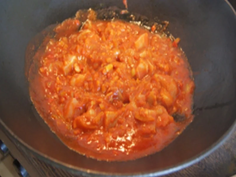 Indisches Curry mit Hähnchenbrustfilet und Basmatireis - Rezept - Bild Nr. 11