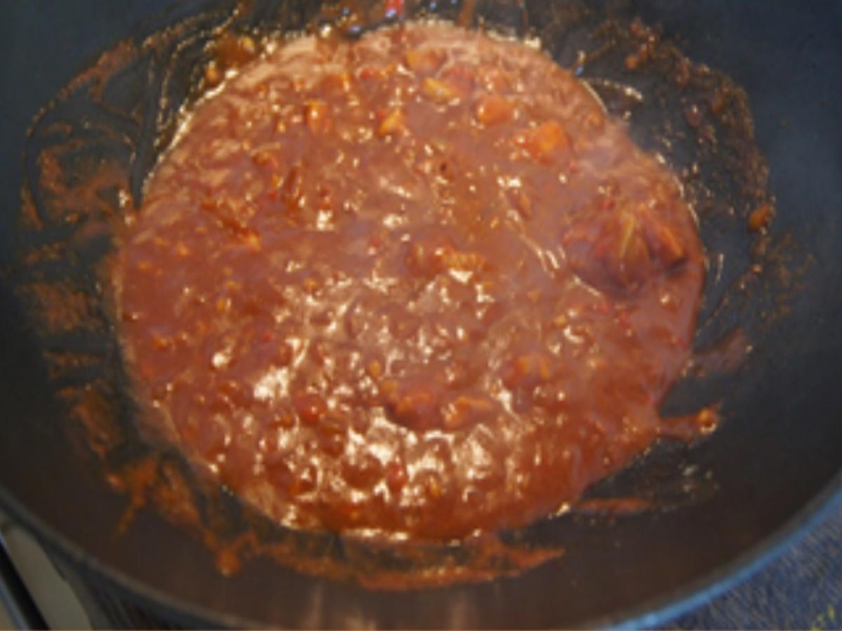Indisches Curry mit Hähnchenbrustfilet und Basmatireis - Rezept - Bild Nr. 12