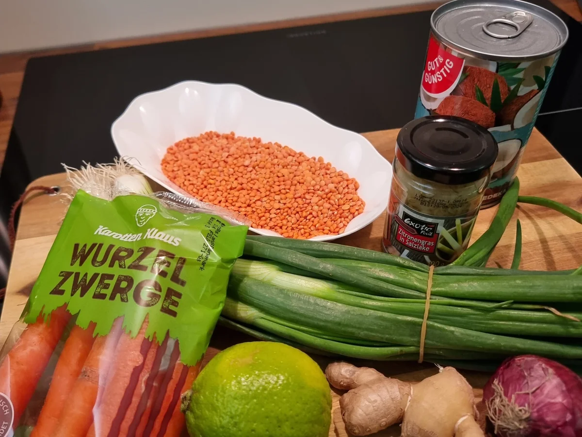 Indische Möhren-Linsen-Suppe - Rezept - Bild Nr. 16520