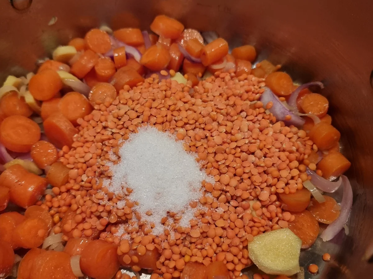 Indische Möhren-Linsen-Suppe - Rezept - Bild Nr. 16525