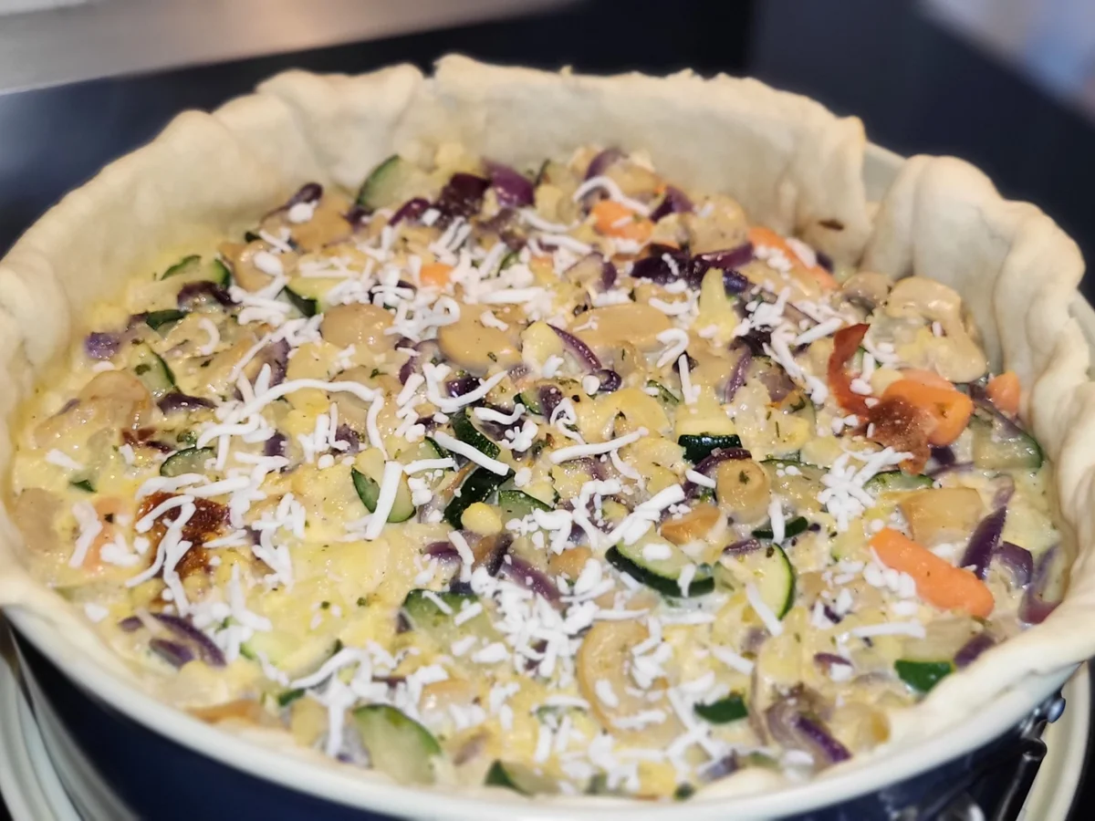 Rezept: BiNe` S GEMÜSEQUICHE Bild Nr. 3 BiNe` S GEMÜSEQUICHE - Rezept - Bild Nr. 3