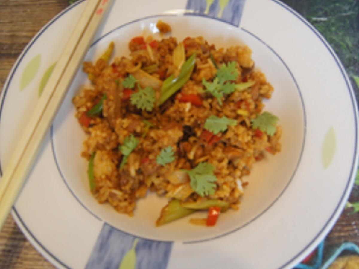 Indonesischer Curryreis mit Hähnchenbrustfilet - Rezept - Bild Nr. 16540