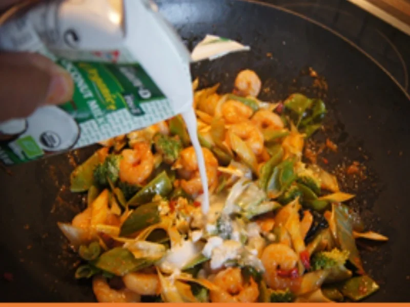 Rotes Tiger-Garnelen Curry mit Jasmin-Reis - Rezept - Bild Nr. 10