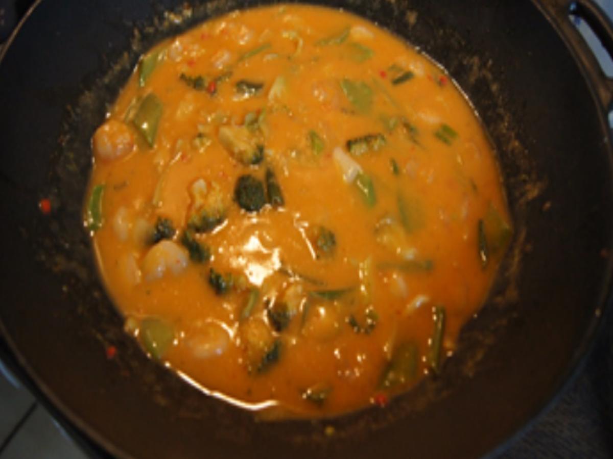 Rotes Tiger-Garnelen Curry mit Jasmin-Reis - Rezept - Bild Nr. 13