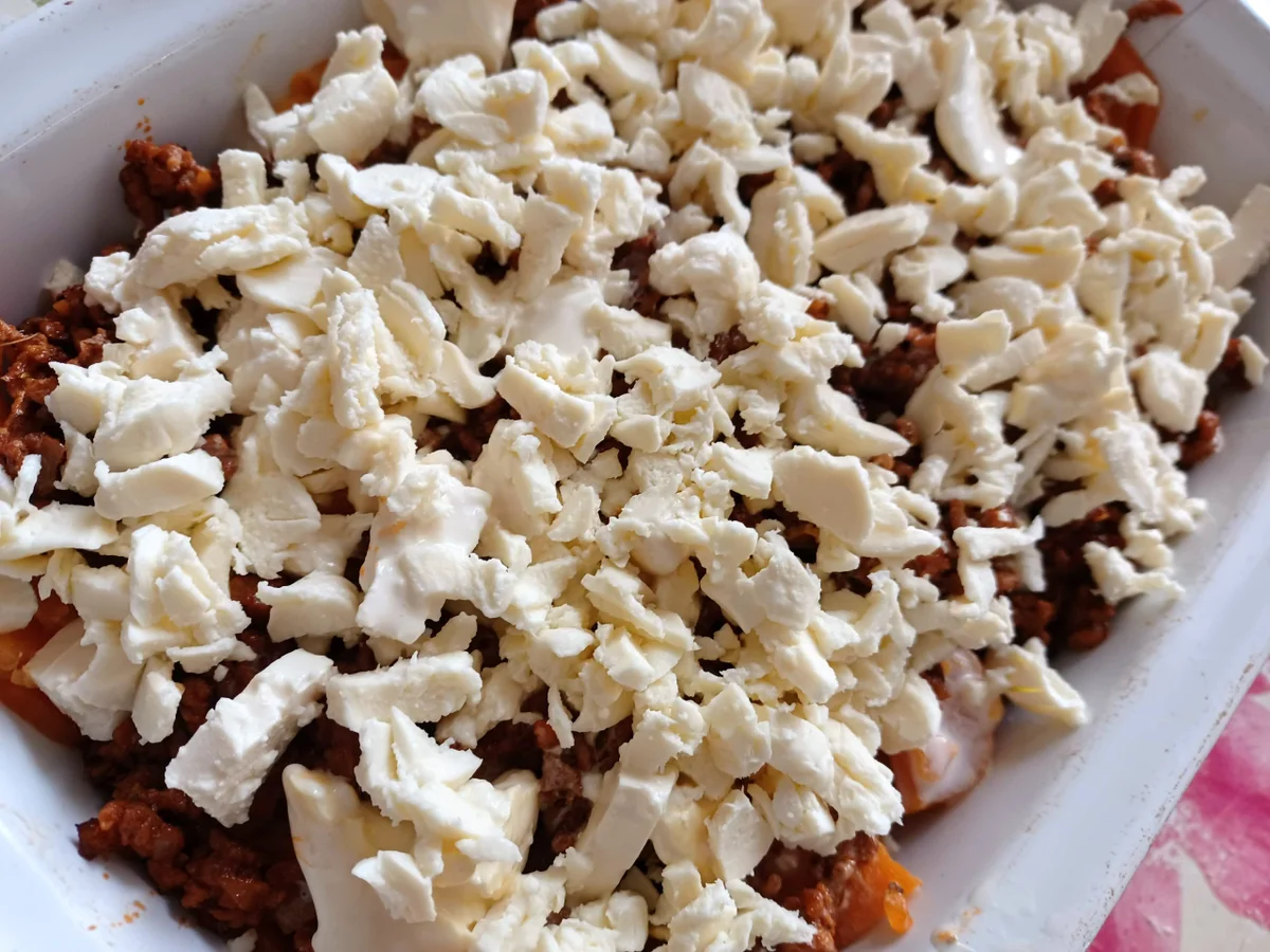 Rezept: Süßkartoffel - Hackfleisch - Auflauf Bild Nr. 16572 Süßkartoffel - Hackfleisch - Auflauf - Rezept - Bild Nr. 16572