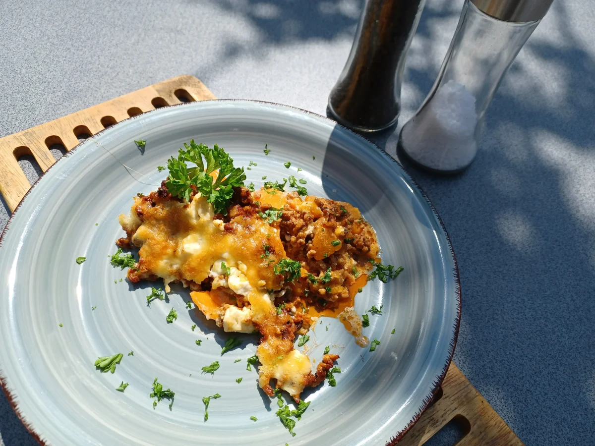 Rezept: Süßkartoffel - Hackfleisch - Auflauf Bild Nr. 16575 Süßkartoffel - Hackfleisch - Auflauf - Rezept - Bild Nr. 16575