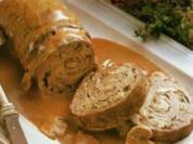 Riesenroulade mit Pilzfüllung - Rezept