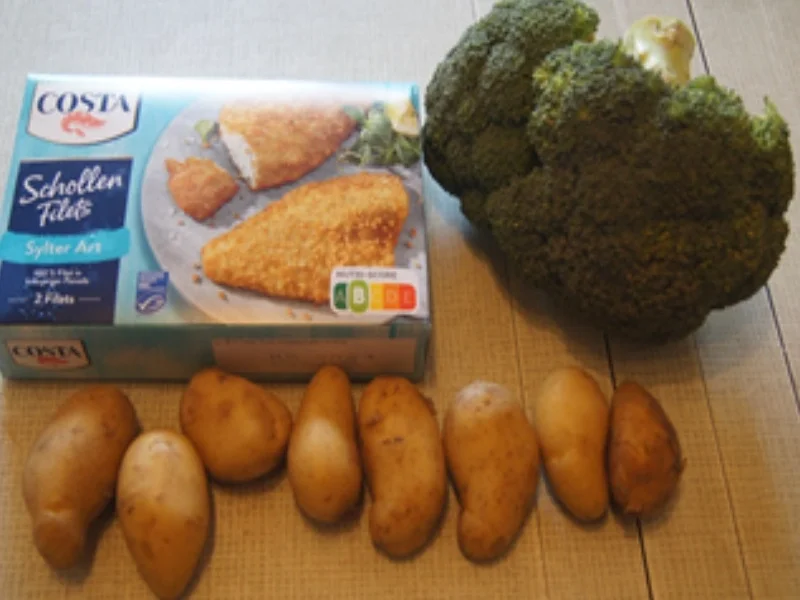 Schollenfilet mit Brokkoli und Brat-Drillingen - Rezept - Bild Nr. 3