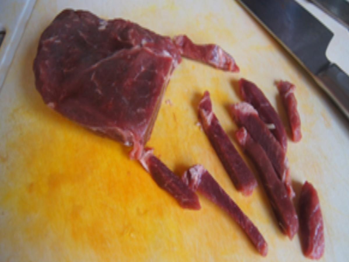 Rindfleisch mit Gemüsemix und Basmatireis - Rezept - Bild Nr. 16578